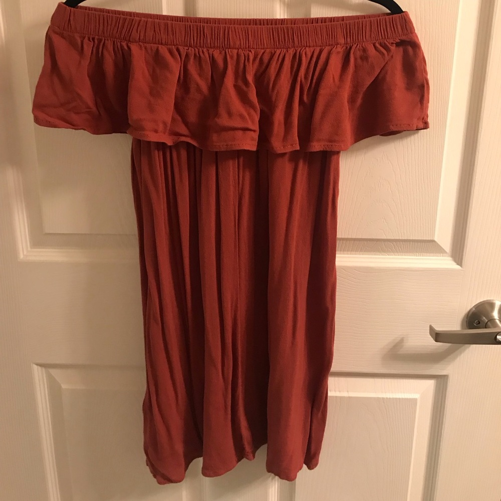 Off the shoulder dress